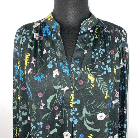 Anna Glover x H&M Peasant Top Womens XS Floral Oversized - Picture 3 of 12